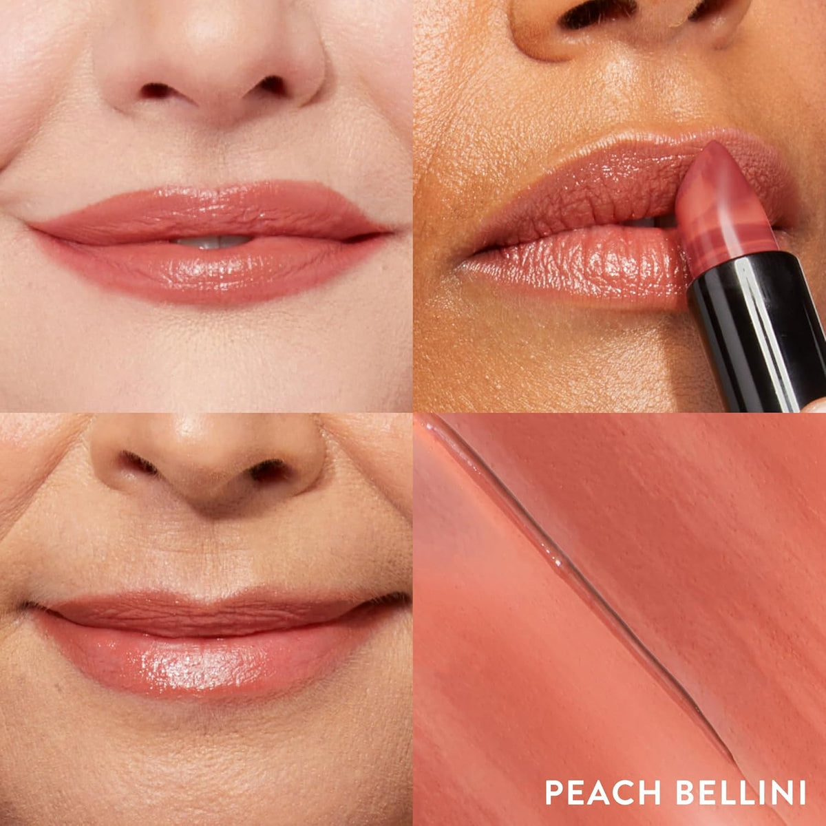Serum Blush Cheek Tint, Poppy Peach + Sheer Hydrating Lipstick, Peach Bellini Y9719