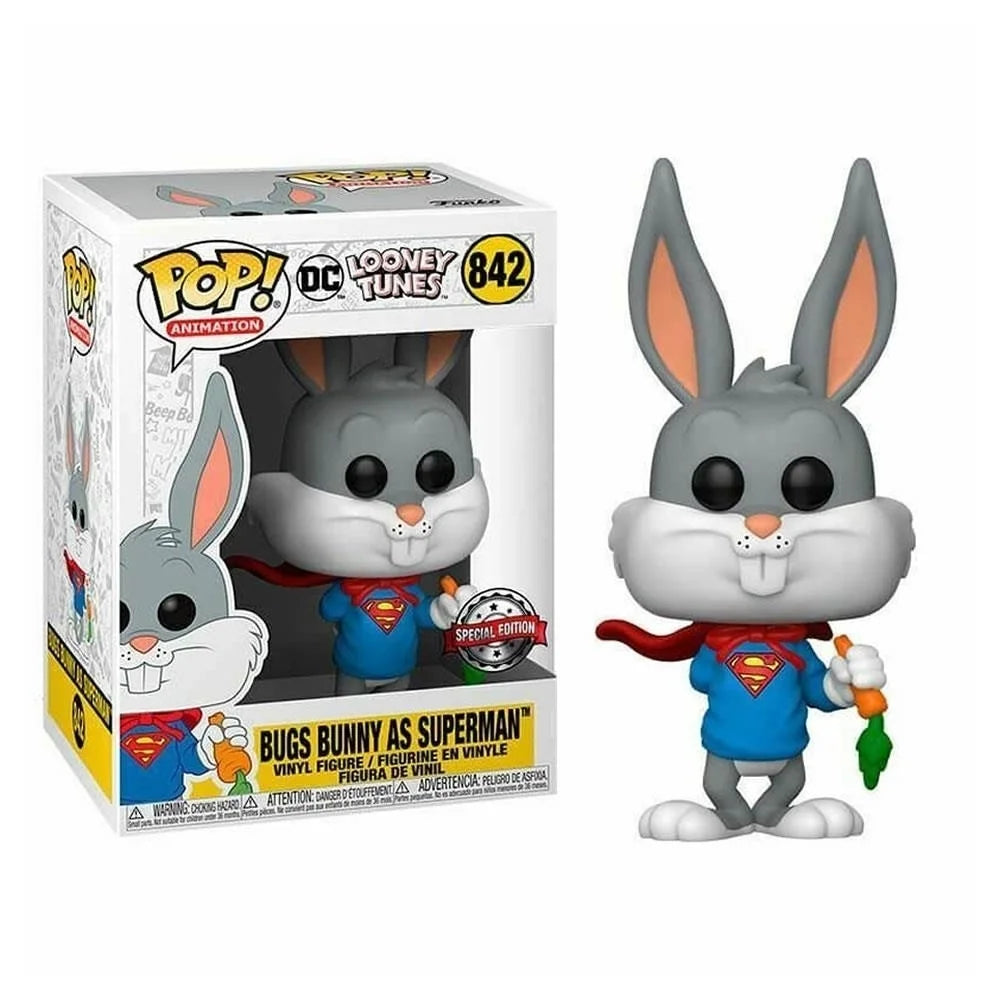 Bugs Bunny as Superman WB 80th Anniversary DC Figure V74391