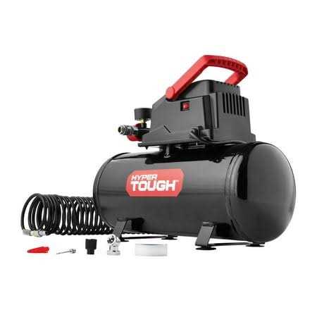 3 Gallon Oil-free Portable Air Compressor with Hose & Inflation Accessory Kit A506