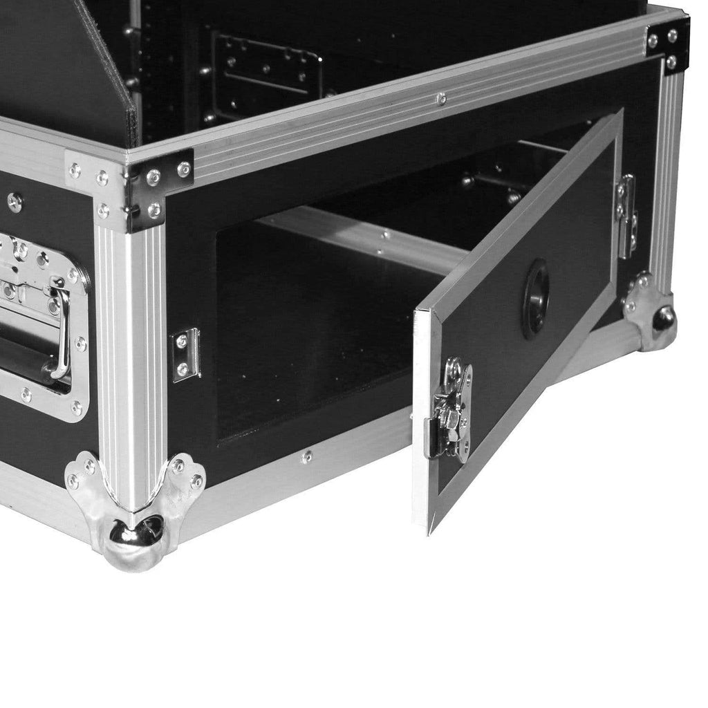 6U Rack x 10U Top Mixer DJ Combo Flight Case G440672