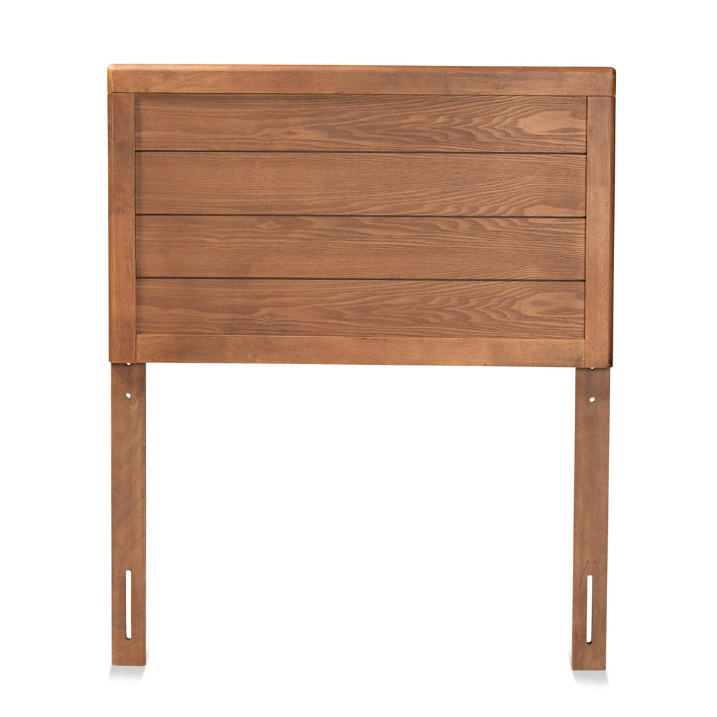 Walnut Brown Finished Wood Twin Size Headboard X33817