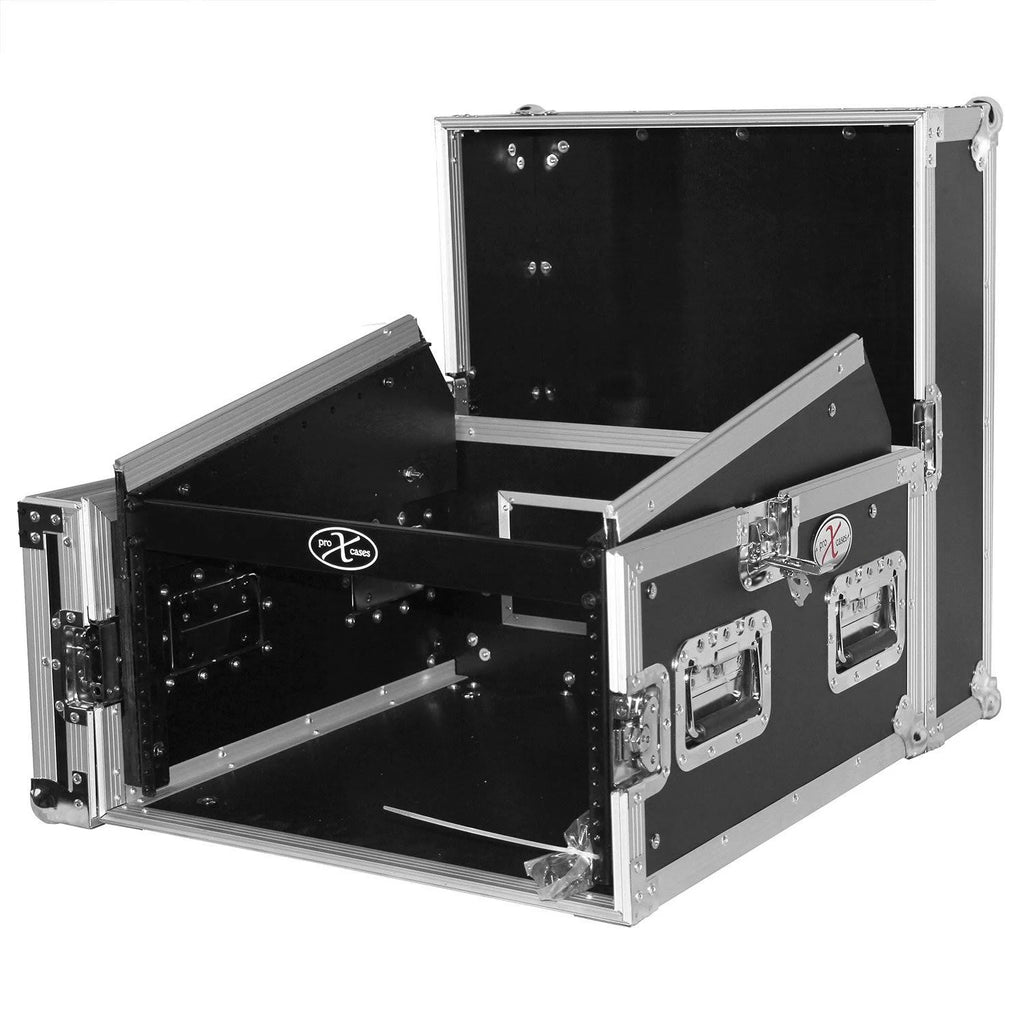 6U Rack x 10U Top Mixer DJ Combo Flight Case G440672