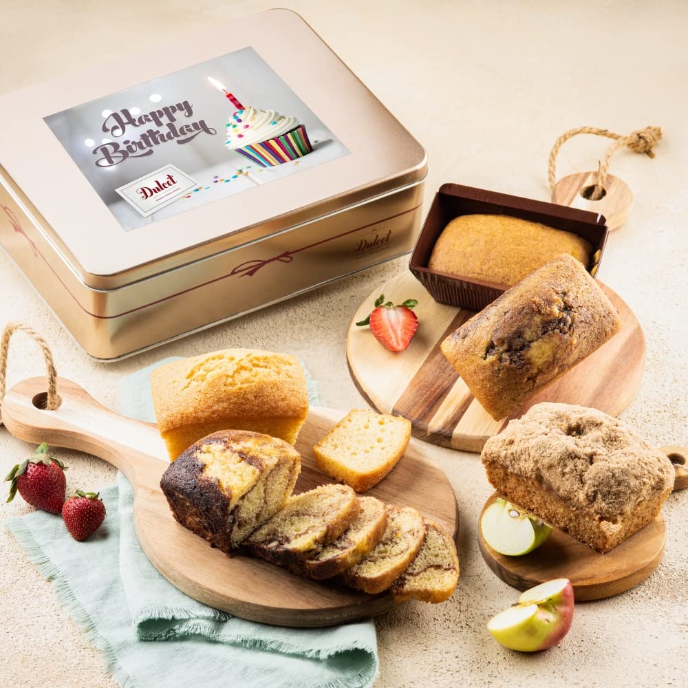 Tea Loaf Assortment with Marble, Apple Cinnamon & Pumpkin Cake E52695