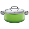 Low Casserole Pan with Lid, 4.5 Quart D78747