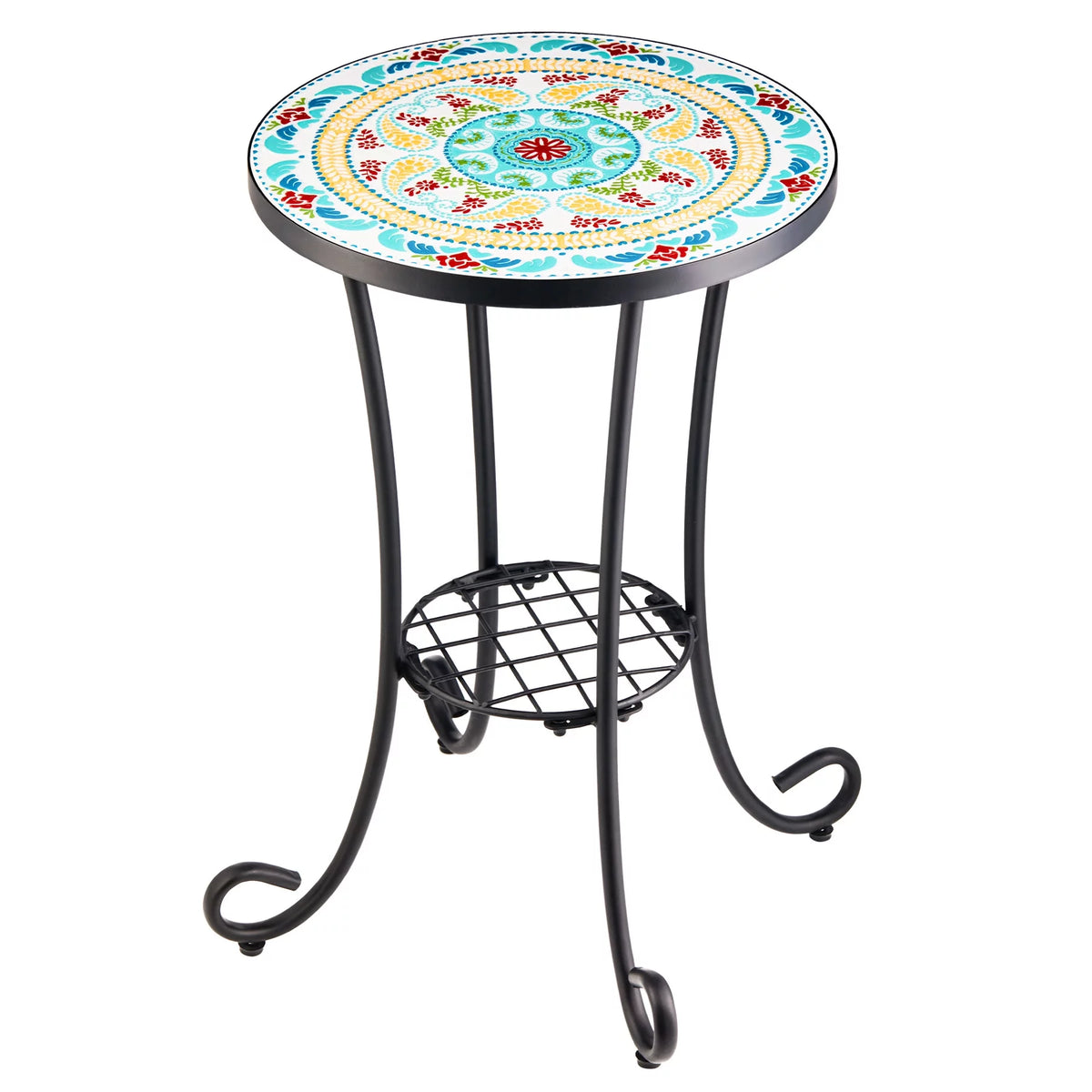 Side Table with Ceramic Tabletop D3830