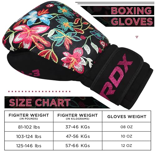 Women Boxing Gloves for Training Muay Thai Sparring Kickboxing Q33436